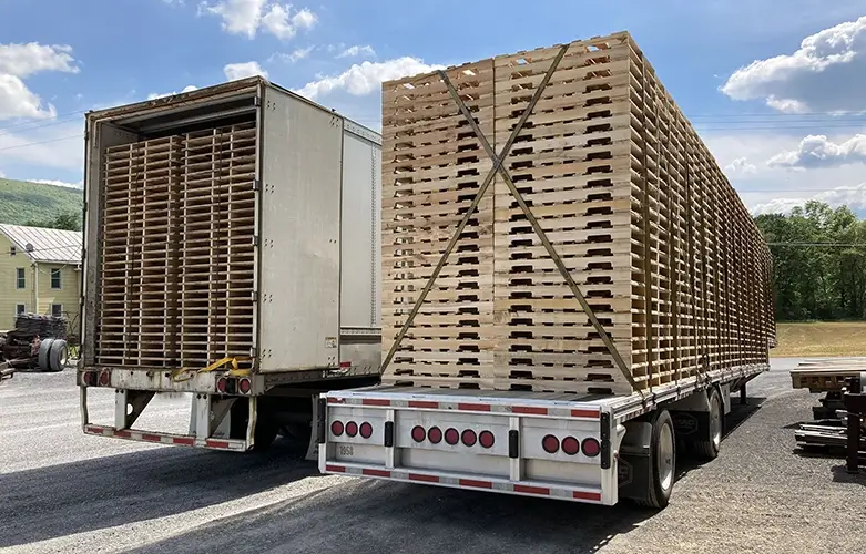 Truck Loads of Pallets