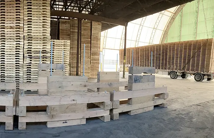 Safe Storage for Heat Treated Pallets